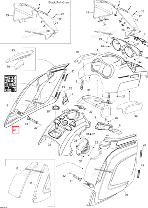 Левый панель Ski-Doo 517303352