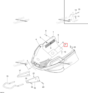 Heat защита Ski-Doo 605354965