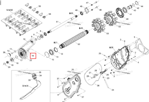 Звёздочка 49 th Ski-Doo 504152655