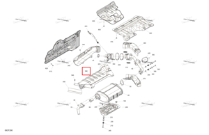 Теплозащитный экран Can-Am 707604124