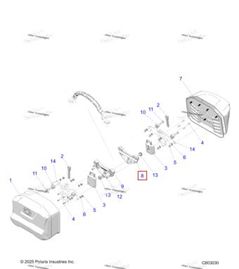 5145671-458 Хомут CROSSBAR передний обработанный чёрный