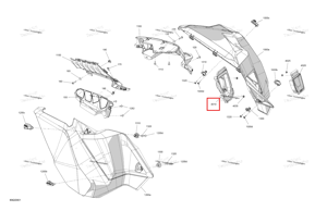 Облицовка опора Ski-Doo 517308746