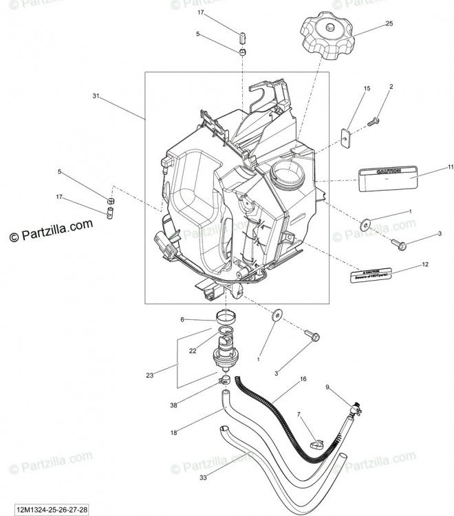 519000298 RESERVOIR HUILE*OIL TANK