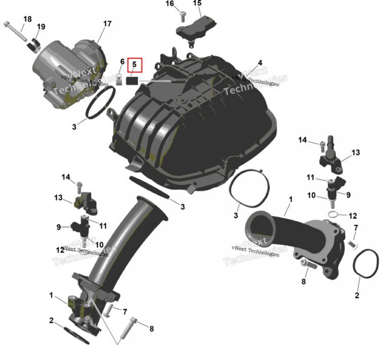 Closure крышка Can-Am Commander 1000R EFI XT (2026) (420201912)