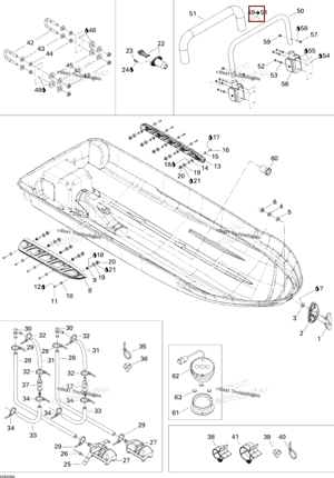 LADDER трубка в сборе Sea-Doo 292001038