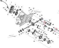 Пружина Can-Am Outlander 4x4 XT 1000R (2025) (420638151)