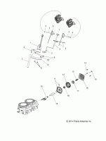 5813934 Прокладка клапана выпускного Polaris 5812241, 5812350