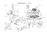 Наклейка GREASING Polaris Widetrak LX (2006) (7073426)