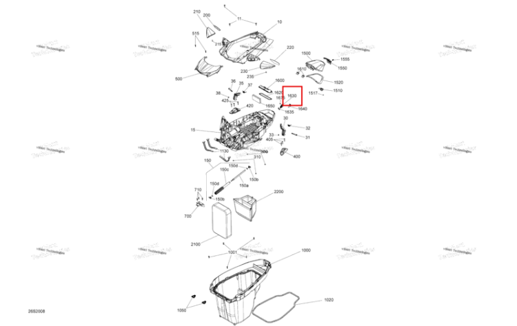 Wiring втулка резиновая Sea-Doo GTX 300 (2020) (293720121)