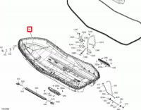 295501188 Корпус нижний Sea-Doo SPARK