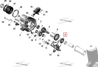 Шестерня Sea-Doo RXT-X 300 (2023) (420434984)