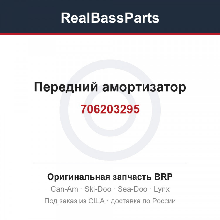 706203295 Передний амортизатор