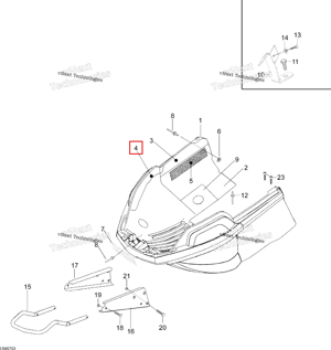 Heat защита Ski-Doo 605354967