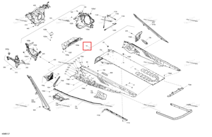 Тоннель шасси блок 137 aw Ski-Doo 415130442
