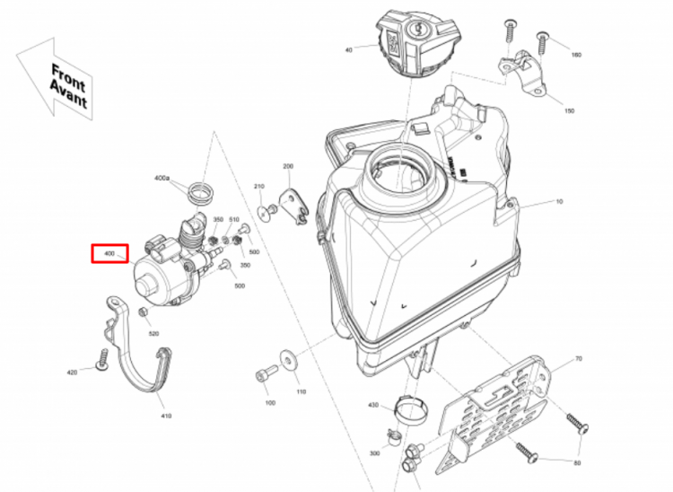 519000375 Масляный насос Ski Doo Gen4/5 519000309 519000364 519000383 