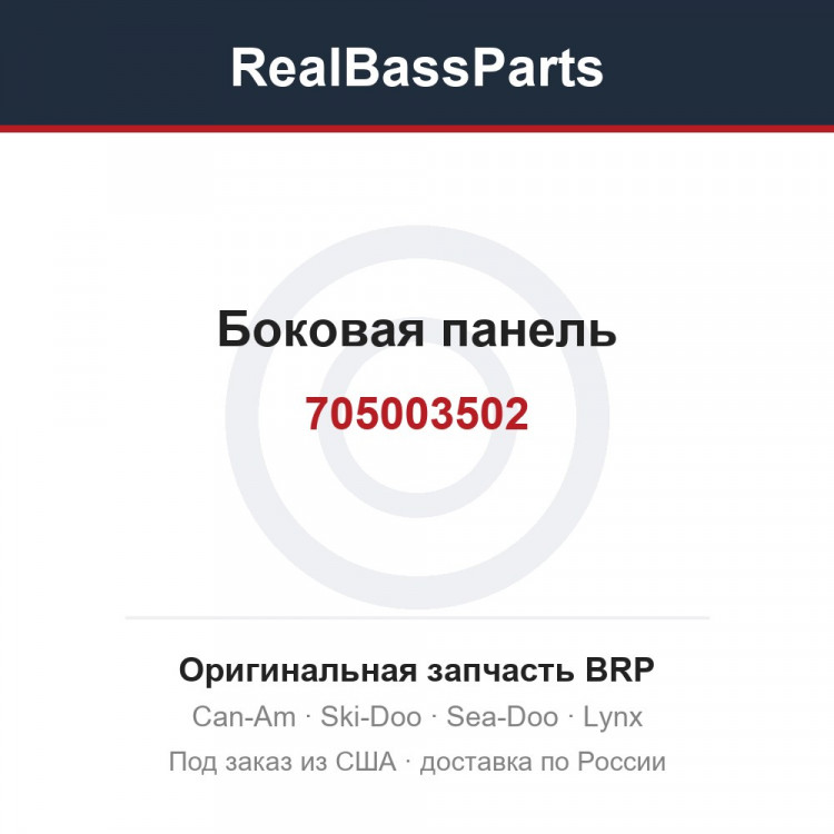 705003502 Боковая панель