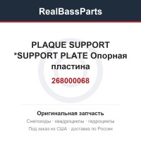 268000068 PLAQUE SUPPORT *SUPPORT PLATE  Опорная пластина