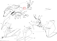 Правый панель задний поролон Ski-Doo Summit X 800R Power T.E.K. (2009) (517303982)
