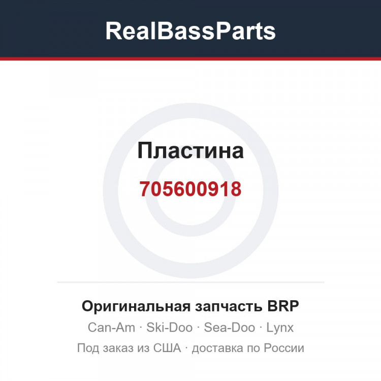 705600918 Пластина