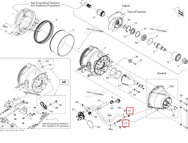 Штыревой разъём Sea-Doo GTX 215 (2012) (293710017)