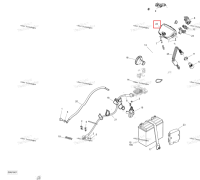 LCD указатель модель с Intelligent тормоз и Reverse iBR Sea-Doo Spark (2016) (278003406)