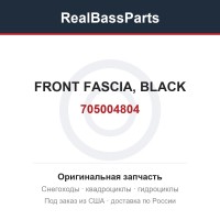 705004804 FRONT FASCIA, BLACK