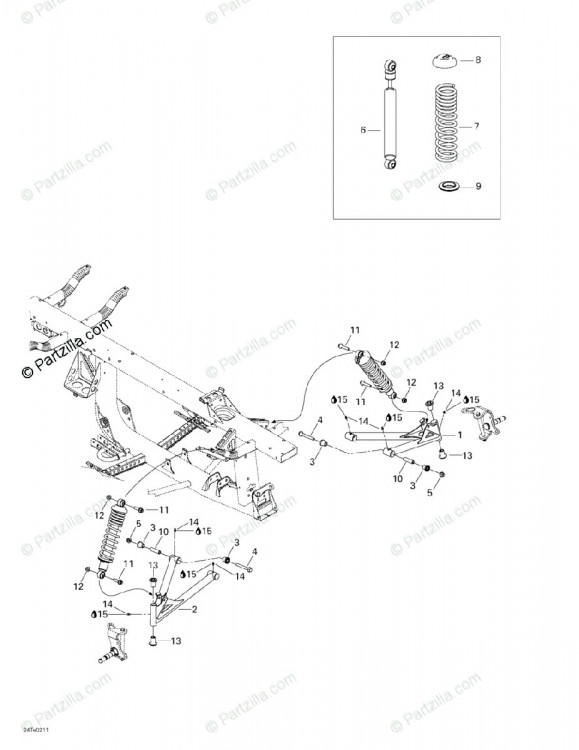 706200169 CUSHION Genuine Can-Am OEM Parts