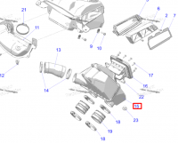 1208821 Корпус впускной BOOST Polaris 