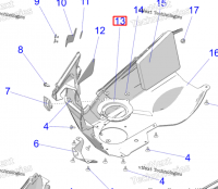 5418261 Прокладка выхлопной трубы Polaris