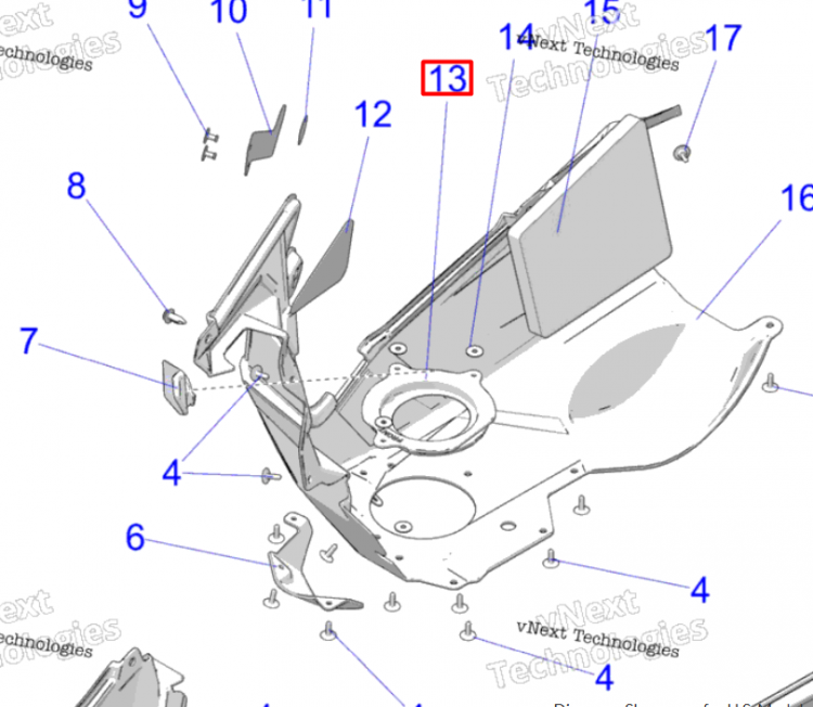 5418261 Прокладка выхлопной трубы Polaris