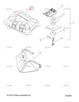 В сборе L R BRNDT малый BAG W / HDWR включает 2 6 Polaris 800 AXYS Pro RMK LE 155 (2017) (2686721)