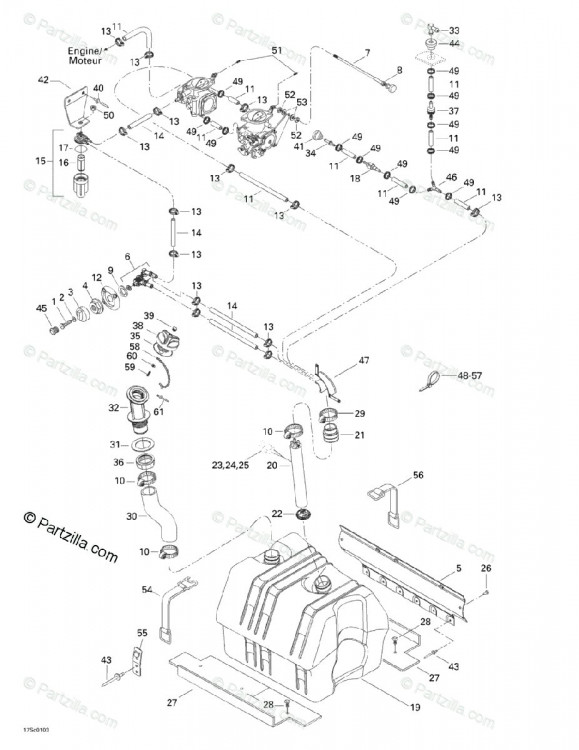 275500507 CHAINE BOUCHON *CHAIN-CAP FUEL  Цепочка крышки бака