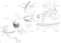 Bottom с полукруглой головкой крепёж правый Ski-Doo Skandic SWT 600 E-TEC (2015) (502007138)