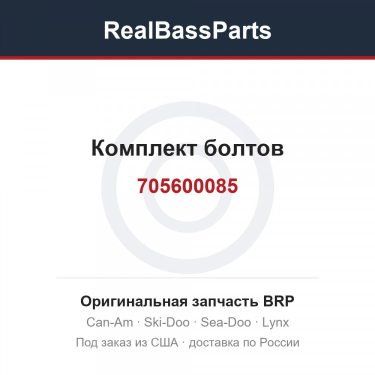 705600085 Комплект болтов