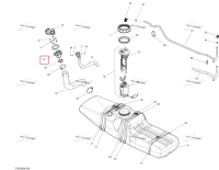 Топливный горловина Neck Sea-Doo RXT (2016) (275500848)