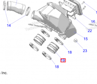 5418120 Патрубок впускной Boost Polaris