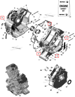 Center штифт 8 × 12 Can-Am Commander MAX 1000R EFI XT (2024) (420632014)