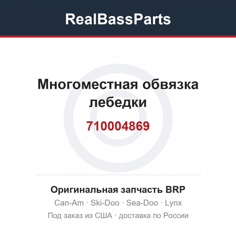 710004869 Многоместная обвязка лебедки