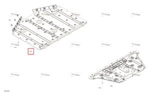 Передний защита днища Can-Am 705020403