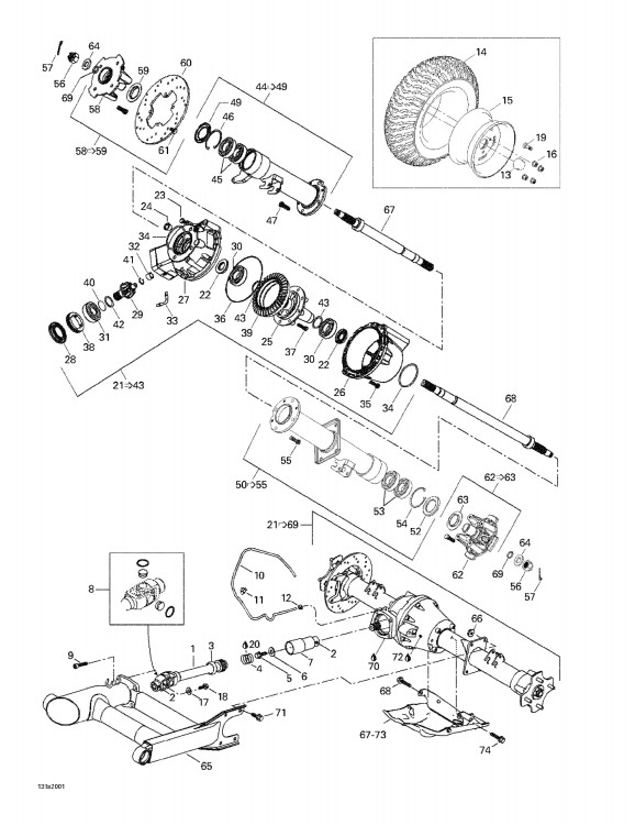 205502544 Винт с головкой под торцевой ключ M10 x 25 (Scotch Grip)