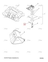 Штифт установочный 5/32 дюйм × 7/8 дюйм Polaris 800 AXYS Pro RMK LE 155 (2017) (7661970)