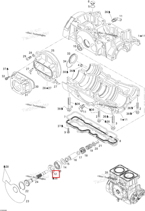ROTARY клапан вал Sea-Doo 420837352