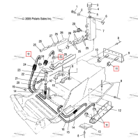 SPRINGBAND хомут 27/12 зелёный Polaris Widetrak LX (2006) (7080841)