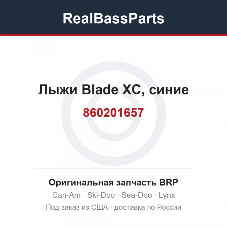 860201657 Лыжи Blade XC, синие