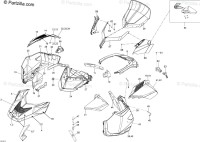 517304311 ¶ИЗОЛИРУЮЩАЯ ЧАСТЬ ОРИГИНАЛЬНАЯ BRP 517304311 ДЛЯ BRP LYNX/SKI-DOO