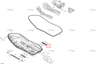 Правый Sponson Sea-Doo Spark 900 ACE (2018) (292002009)