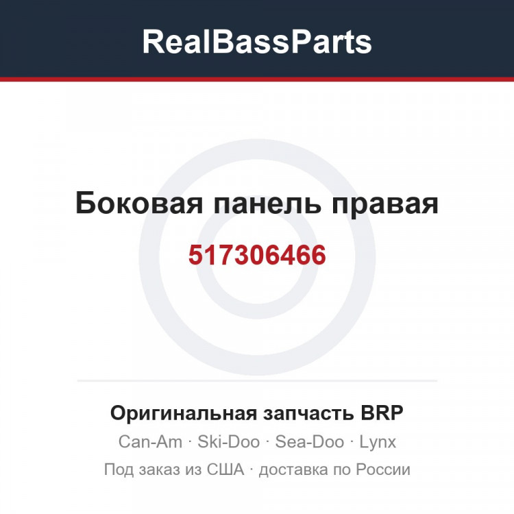 517306466 Боковая панель правая