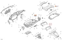 705017853 Облицовка приборной панели для квадрциклов Can-Am OUTLANDER G3