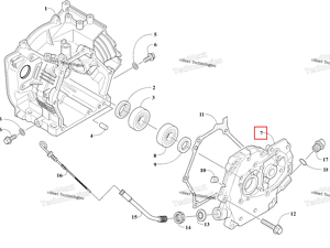 Картер двигателя крышка 200 Ski-Doo 3021-803