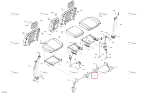 Сиденье опора a7 Can-Am 708003621